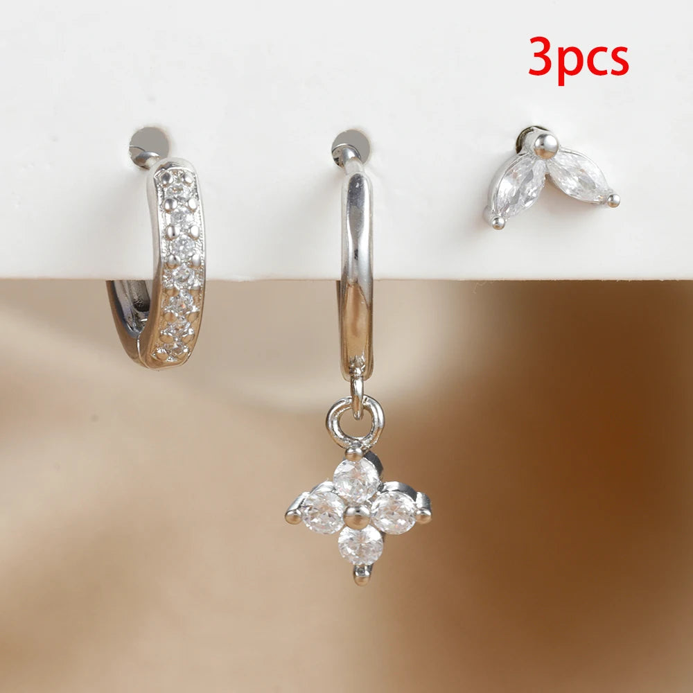 Silver Piercing Set